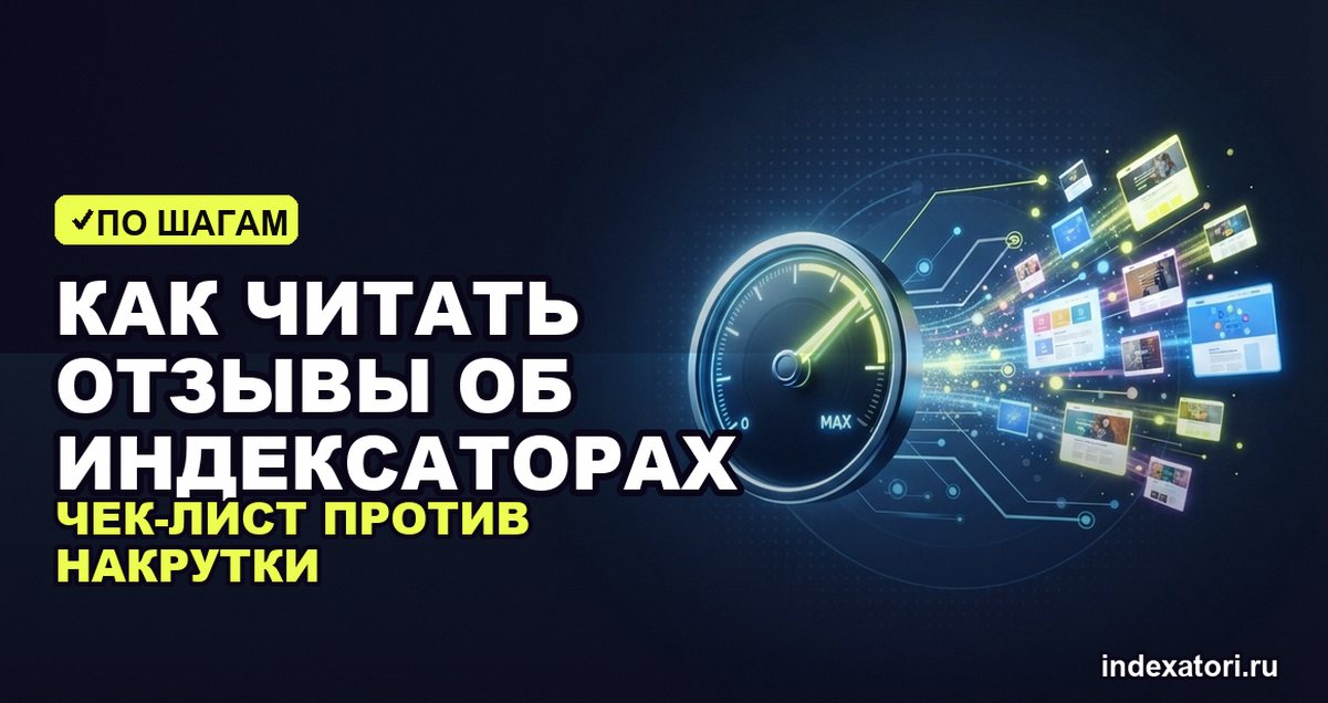 Как читать отзывы об индексаторах: чек-лист против накрутки и шиллинга