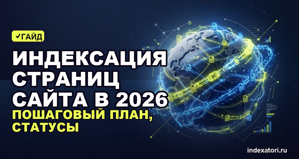 Индексация страниц сайта в 2026: пошаговый план, статусы GSC и когда нужны платные сервисы