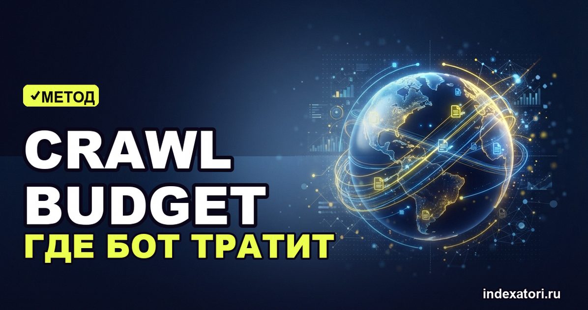 Crawl budget: где бот тратит время впустую и как это исправить