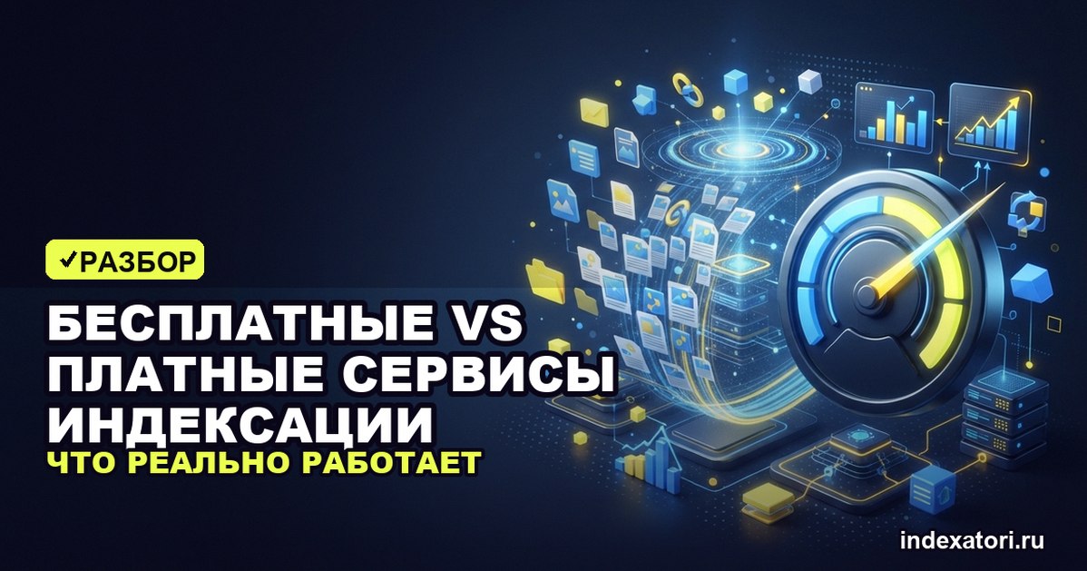 Бесплатные vs платные сервисы индексации: что реально работает в 2026 году