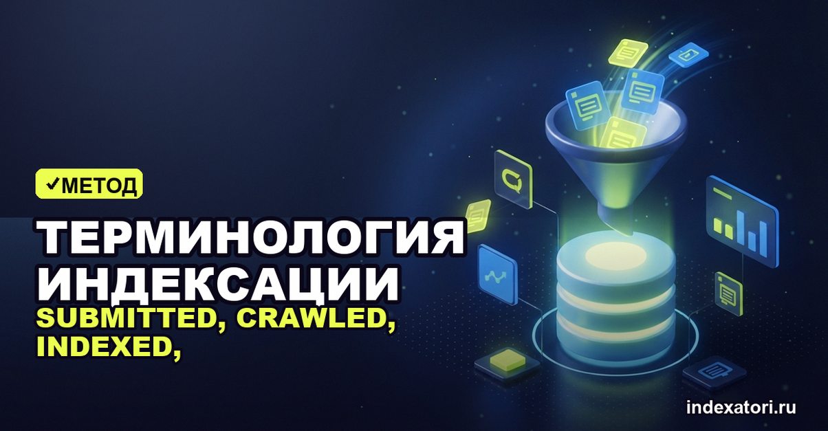 Терминология индексации: Submitted, Crawled, Indexed, Stable