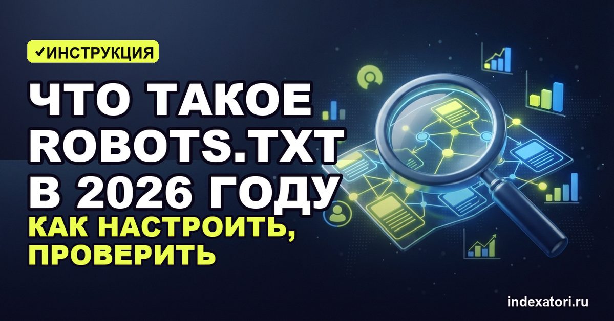 Что такое robots.txt в 2026 году: как настроить, проверить и не потерять индексацию