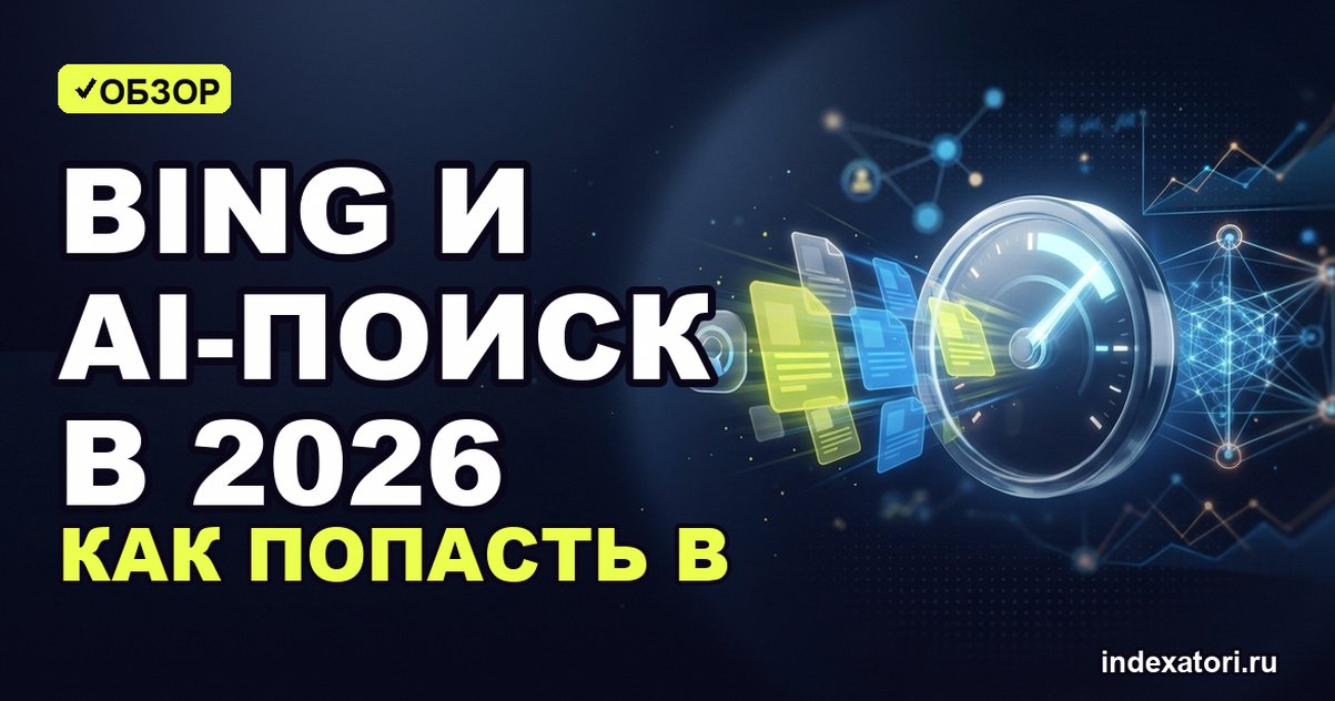 Bing и AI-поиск в 2026: как попасть в ChatGPT Search и Copilot