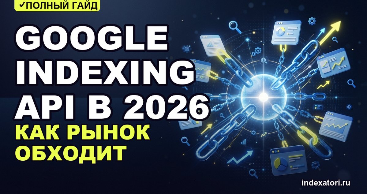 Google Indexing API в 2026: как рынок обходит ограничения Google и чем это грозит