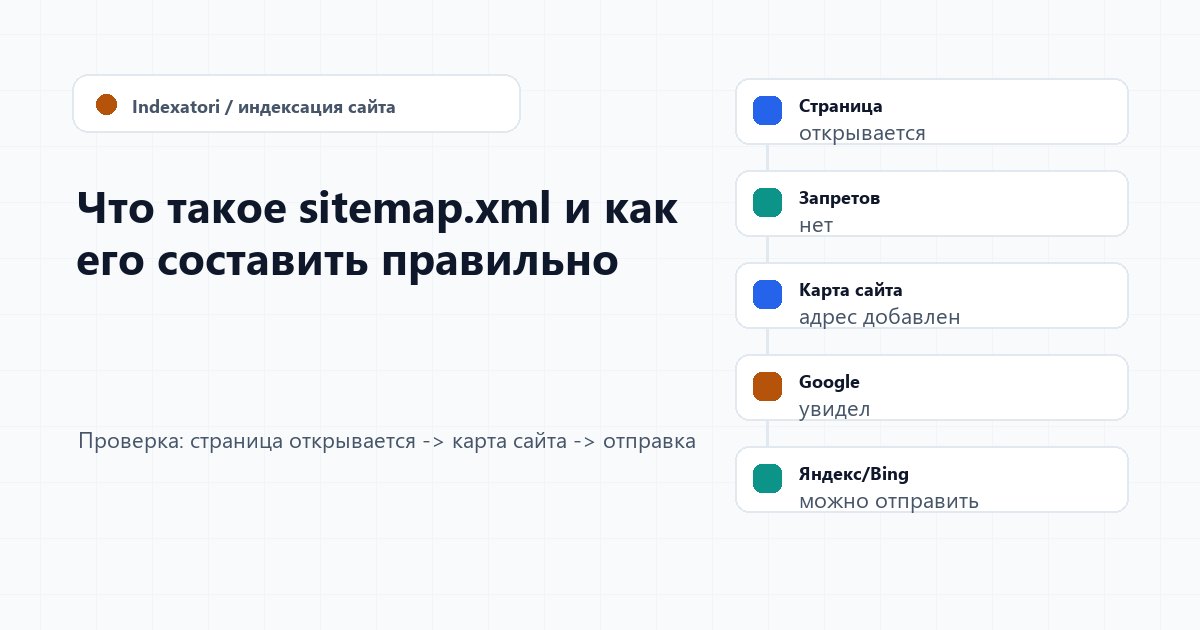 Что такое sitemap.xml и как его составить правильно